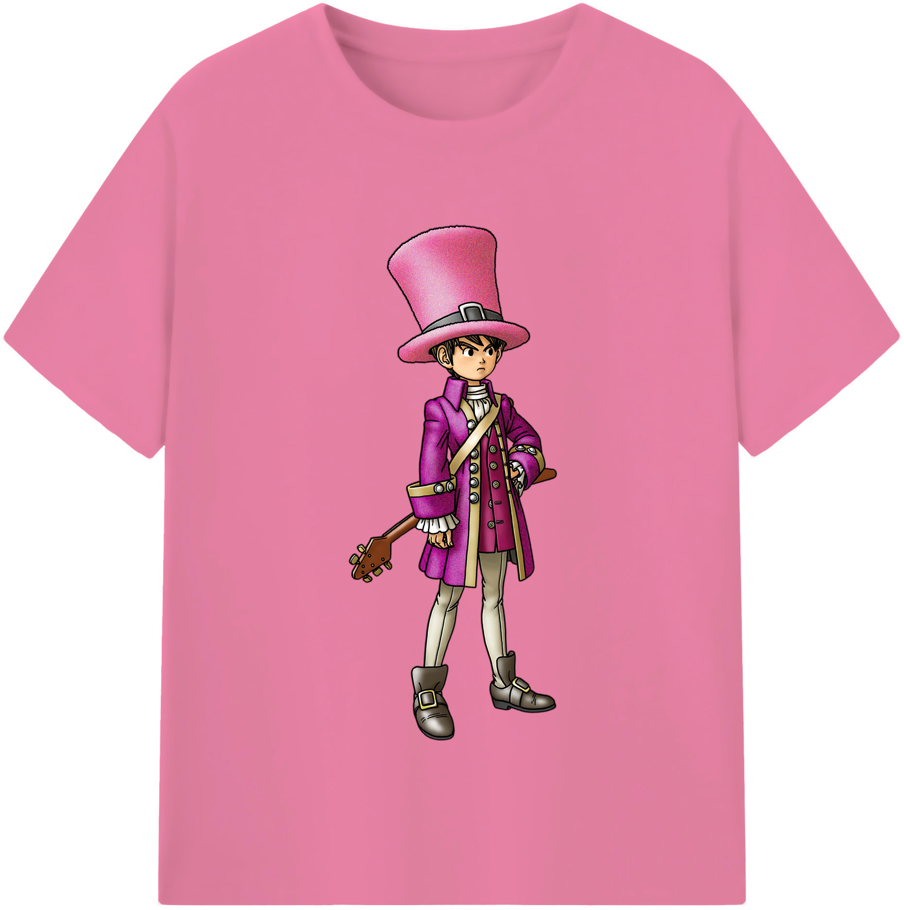 （画像用） ドラゴンクエスト Doragon Kuesuto Dragon Quest 綿100％半袖Tシャツ（フロントプリント）